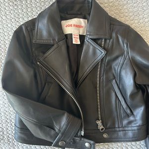 NWOT 18-24M Faux Leather Jacket
